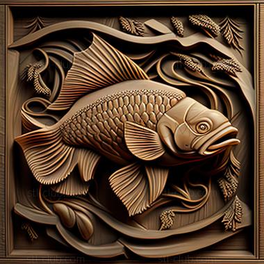 3D model st Miloplus fish (STL)